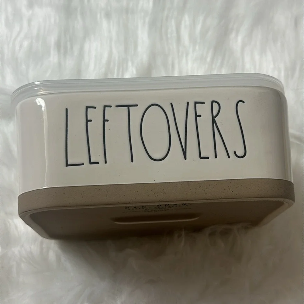 Rae Dunn Leftovers Ceramic Food Storage Container with Vented Lid Magenta NEW